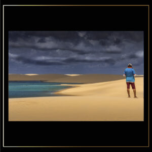 Attente sur le sable