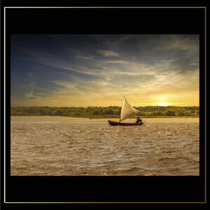 Bateau au couchant