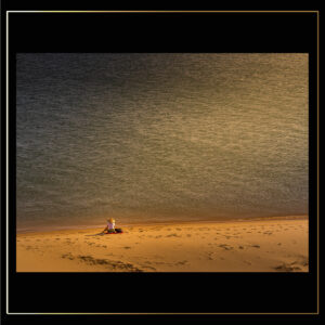 Seule à la plage