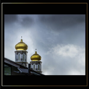 Double minarets