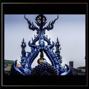Sculpture bleue