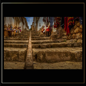 Escalier couchant
